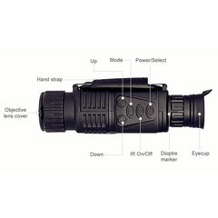 Usb Charging Infrared Monocular Telescope - Professional Night Vision-1915197868147347460