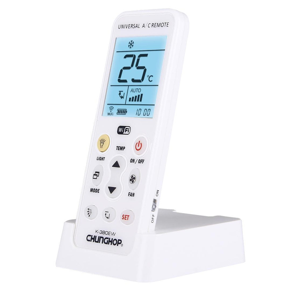 Universal Wifi Smart Ac Remote Control With Holder - Supports 2G / 3G / 4G / Wifi-1915198378308931584