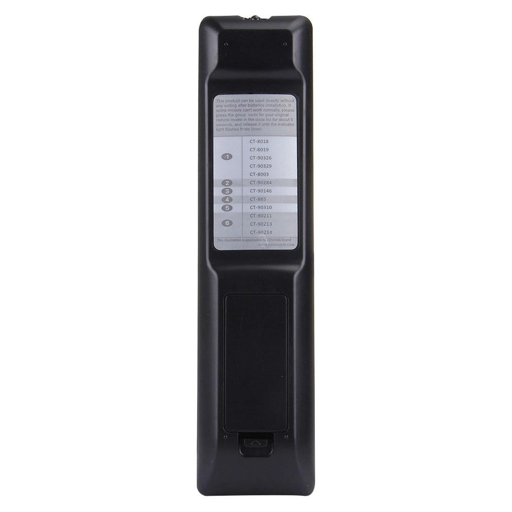 Universal Remote For Toshiba Led / Lcd / 3Dtv - Chunghop T919-1915198286512394242