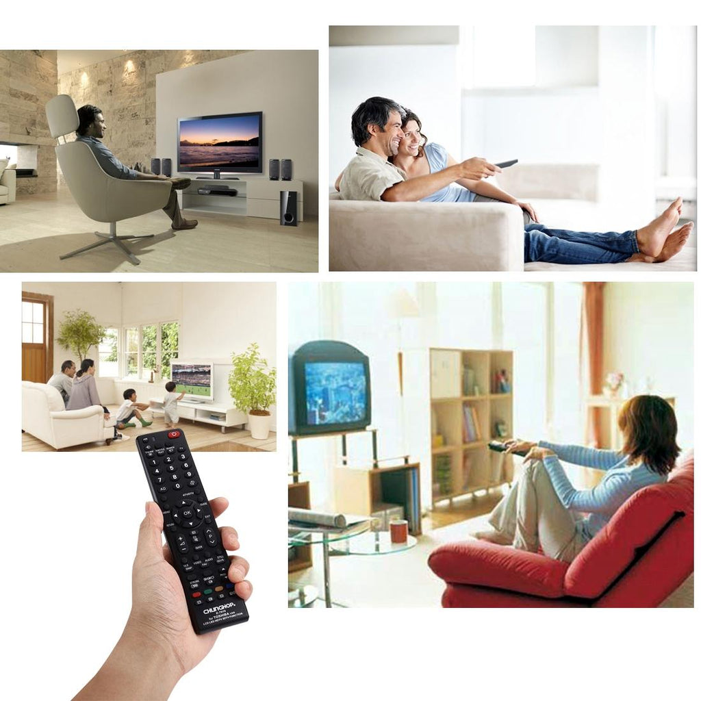 Universal Remote For Toshiba Led / Lcd / 3Dtv - Chunghop T919-1915198286512394248