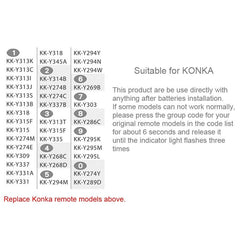 Universal Remote For Konka Led / Lcd / Hdtv - Chunghop K906-1915197621862010889
