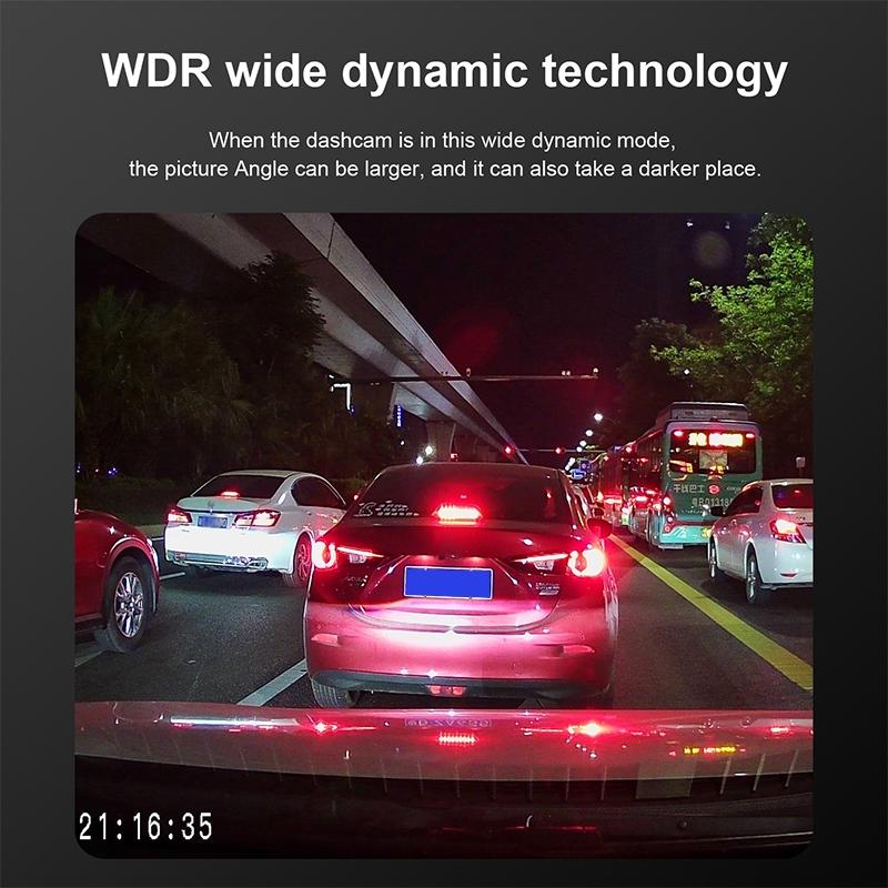 1080P Hd Night Vision Car Recorder With Wifi & Mobile App Support-1915198400748457992