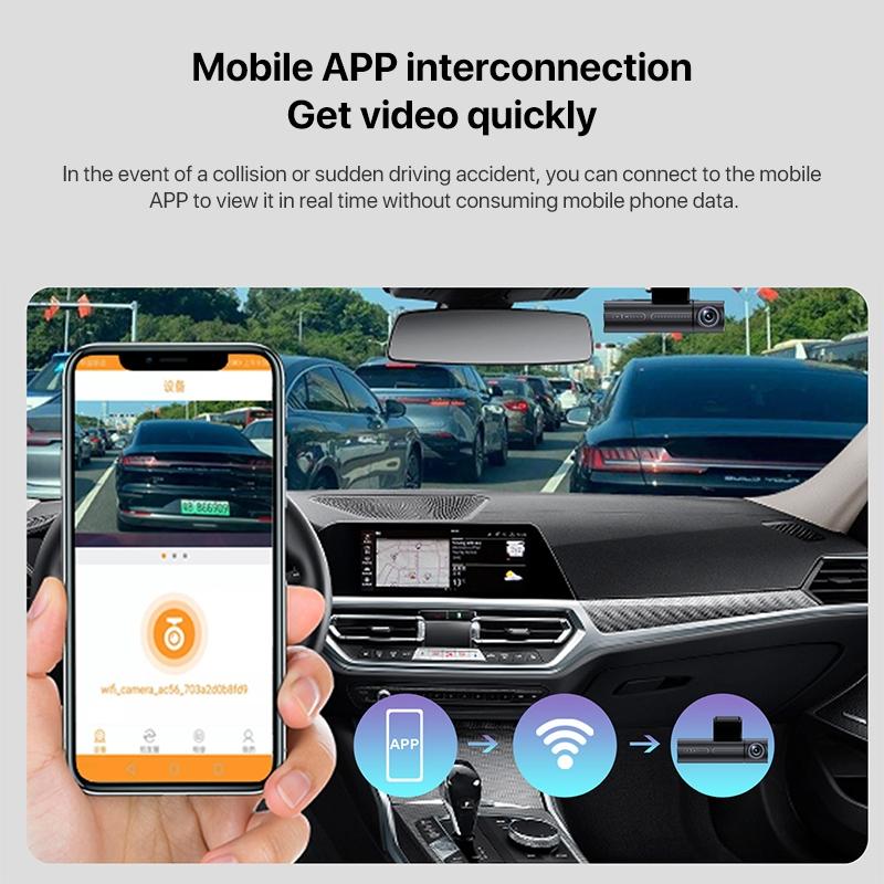 Ultra Hd Car Front & Inner Wifi Driving Recorder With Night Vision-1915197661934391300