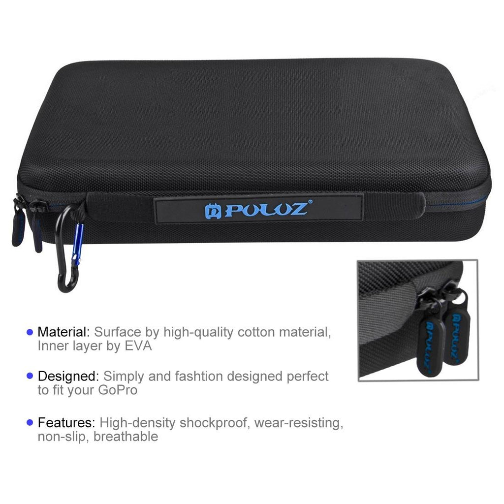 Waterproof Travel Case For Action Cameras And Accessories - Large Size-1922443461563387909