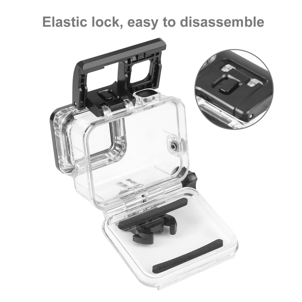 60M Waterproof Housing For Gopro Hero 2018 / 7 / 6 / 5 With Basic Mount-1922443478206386179