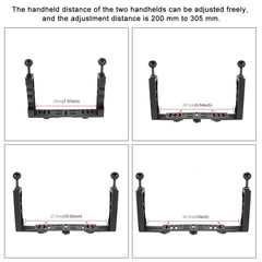 Adjustable Dual Handheld Lamp Arm For Action Cameras-1915198435955445763