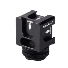 Aluminum 4-Head Hot Shoe Mount Adapter For Microphone And Flash Light-1915197891048247297