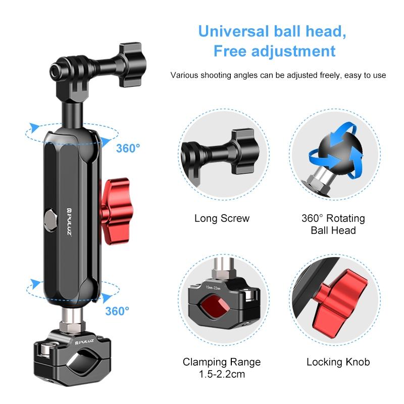Universal Cnc Rearview Magic Arm For Motorcycles-1915197702422007811