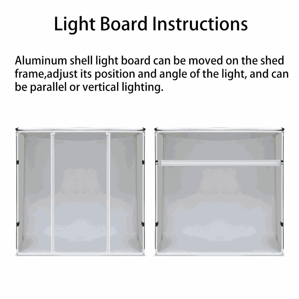 40W 4250Lm 78 Smd 5730 Led Light Panel For 80Cm Studio Tent - 5500K Aluminum Base-1915197702728192008