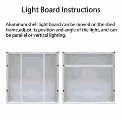 40W 4250Lm 78 Smd 5730 Led Light Panel For 80Cm Studio Tent - 5500K Aluminum Base-1915197702728192008