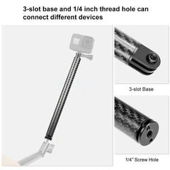 Lightweight Selfie Stick For Action Cameras - Aluminum / Carbon Fiber-1915197827018002435