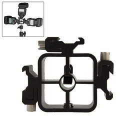 Triple Hot Shoe Mount Adapter For Flash And Light Stands-1915198264693624832