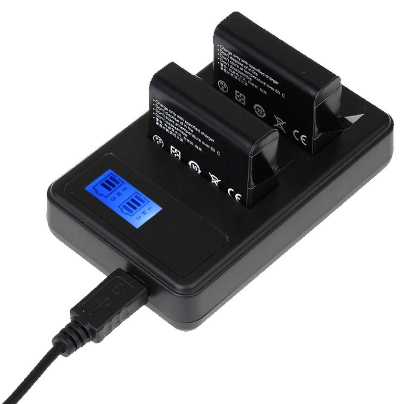 Gopro Hero4 Charger With Dual Batteries And Lcd Screen-1915197901458509824