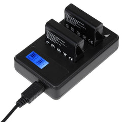 Gopro Hero4 Charger With Dual Batteries And Lcd Screen-1915197901458509824