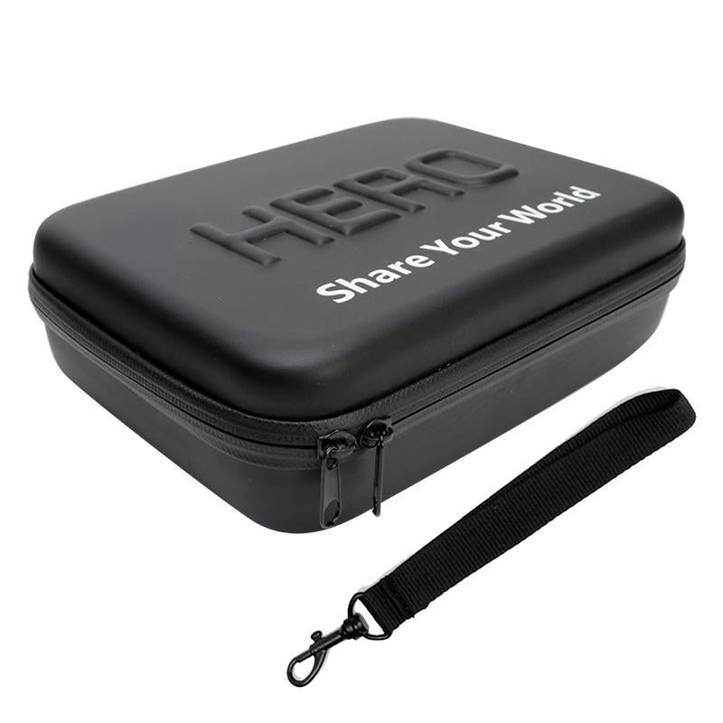 Portable Waterproof Travel Case For Action Cameras - Shockproof Fits Gopro Insta360 Dji - 22X16X7Cm-1922443395704426501