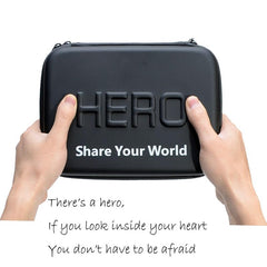 Portable Waterproof Travel Case For Action Cameras - Shockproof Fits Gopro Insta360 Dji - 22X16X7Cm-1922443395704426504
