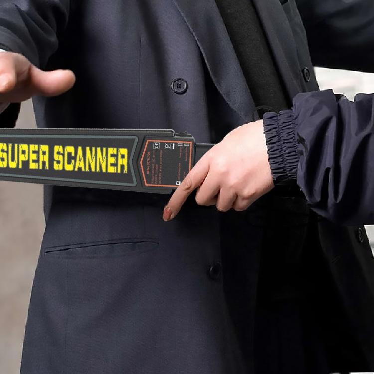 Black Super Scanner Wand Metal Detector - Md-3003B1-1969996459310977030