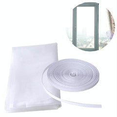 White Diy Window Screen With Hook And Loop Fastener For Mosquito Net-1915197747816960005