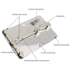 Stainless Steel Cell Phone Pcb Repair Tool Holder-1915198424303669252