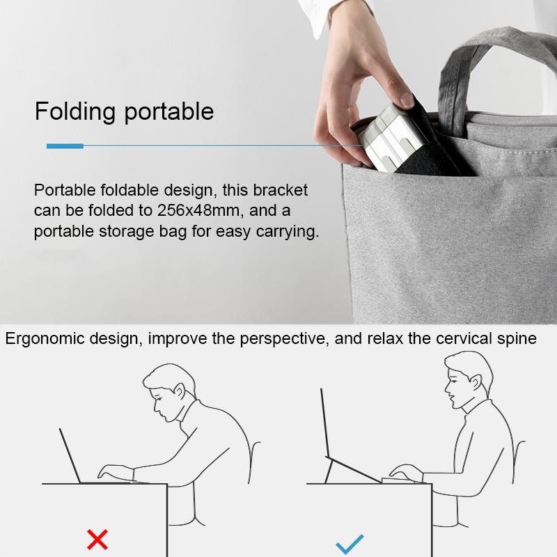 Foldable Aluminum Laptop Stand - Universal-1964932359031754755