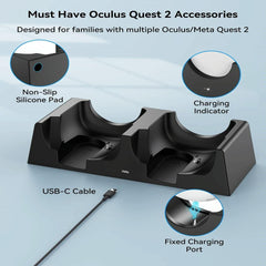 Oculus Quest 2 Dual Charging Stand-1915197878062682116