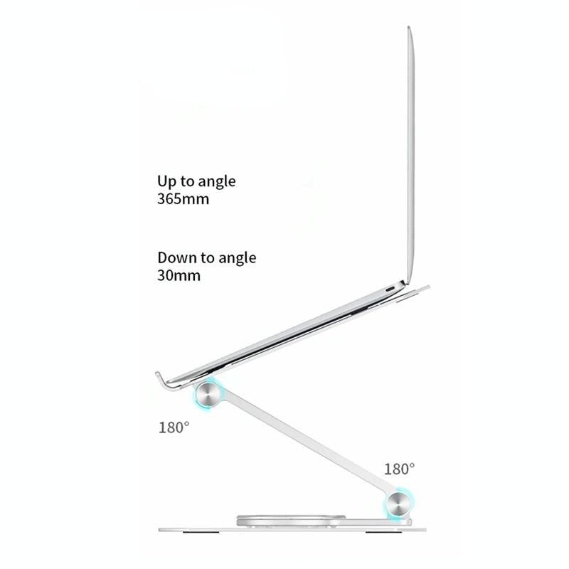 360 Degree Rotating Aluminum Laptop Stand - Heat Dissipation-1964932361418313732