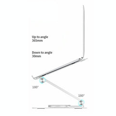 360 Degree Rotating Aluminum Laptop Stand - Heat Dissipation-1964932361418313732