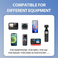 Flexible Neck Mount For Gopro And Smartphones - Compatible With Action Cameras-1915198154517647366