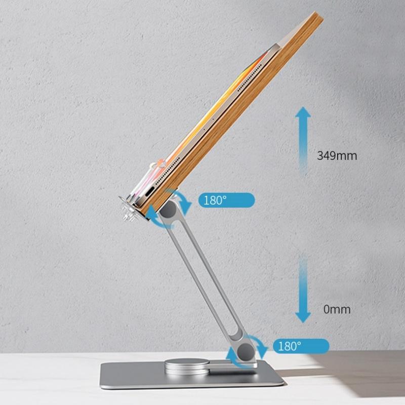 360 Degree Rotating Laptop & Book Stand - Adjustable & Hands-Free-1964932311132803075