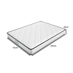 Dreamz Spring Mattress Bed Pocket Tight Single-1954802849212928002