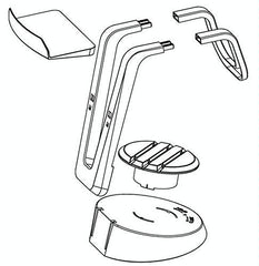 Playstation Vr Stand With Cable Organizer For Oculus Rift-1915198230589739009