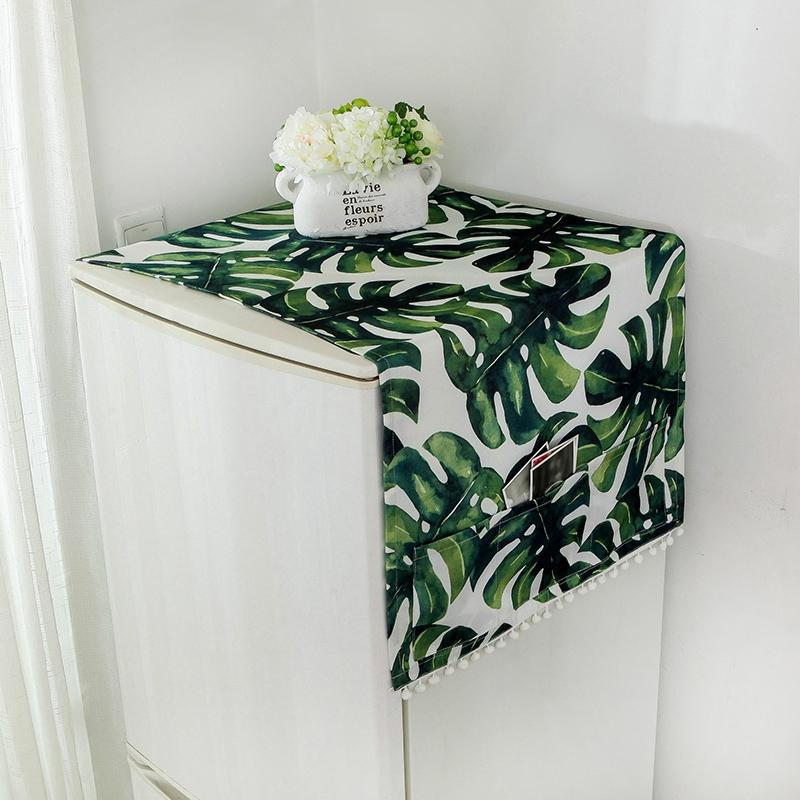 Double Door Dust Cover For Multifunctional Household Washing Machine And Refrigerator - 70X170Cm-1915198124436099077