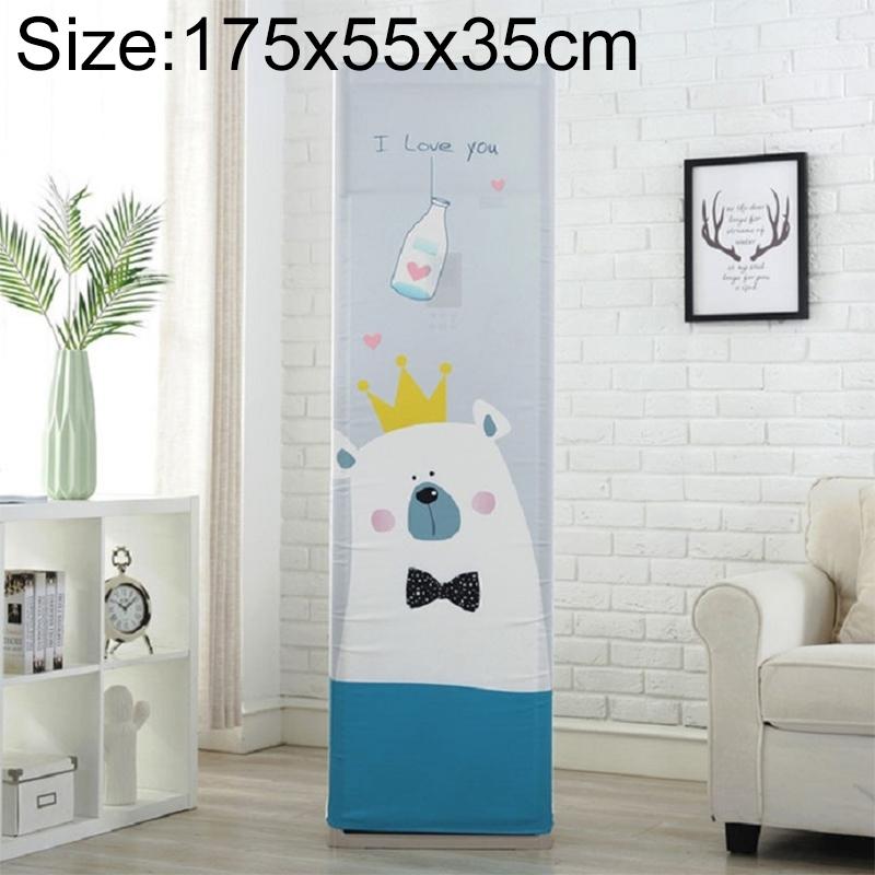 Love Bear Fabric Dust Cover - All-Inclusive Vertical Cabinet Ac - 175X55X35Cm-1915198108640350212