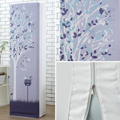Vertical Cabinet Air Conditioning Dust Cover - All-Inclusive Fabric Red Plum - 170X50X30Cm-1964932357869932550