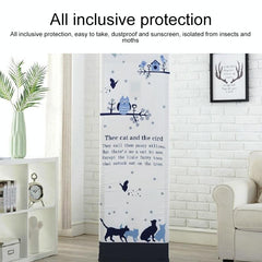 175X55X35Cm Lucky Cat Fabric Dust Cover For Vertical Cabinet Air Conditioners-1915197564169359365