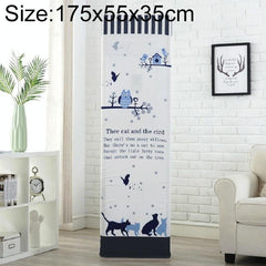Cat And Bird Fabric Dust Cover For Vertical Cabinet Ac - 175X55X35Cm - All-Inclusive-1964932362445918208