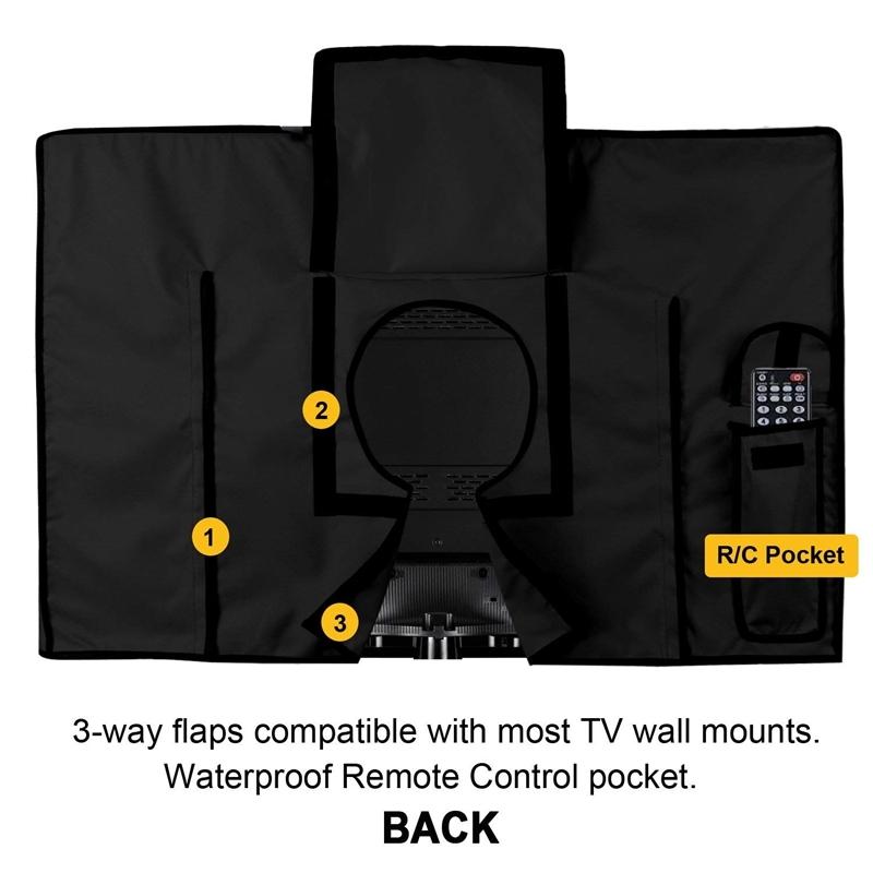 Universal Outdoor Tv Cover - Waterproof & Dustproof - Fits 36-38 Inches-1915197972396773379