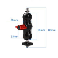 Double Ball Gimbal Arm For Slr Camera With Hot Shoe Mount-1915197754221662213