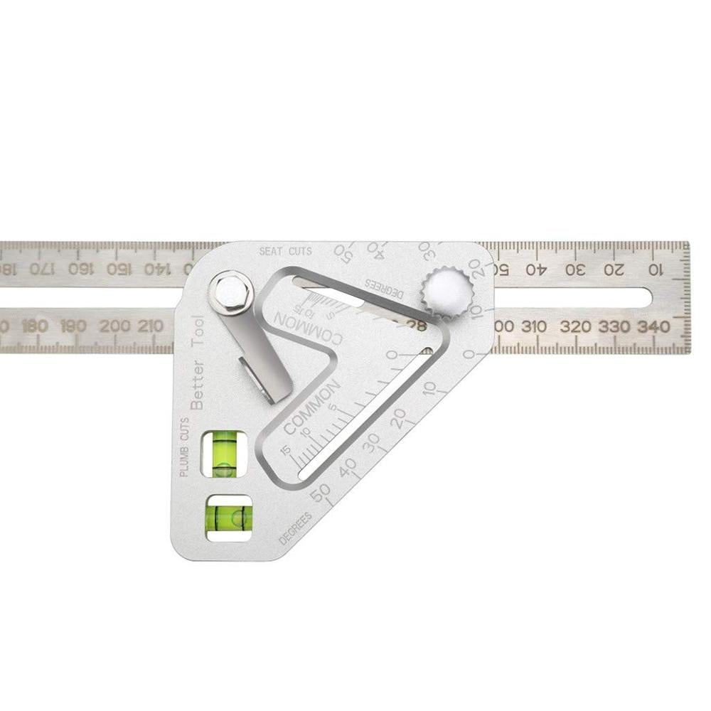 Woodworking Triangle Ruler - Multifunctional Measuring Tool-1915197598348742658