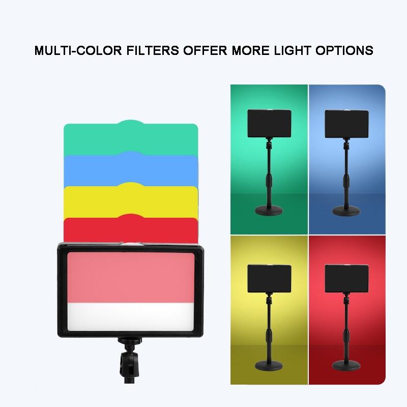 6 Three-Colour Temperature Flat-Panel Live Fill Light With 42Cm Bracket-1915197796701573122