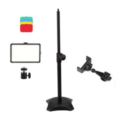 6 Three-Colour Temperature Flat-Panel Live Fill Light With 42Cm Bracket-1915197796701573120