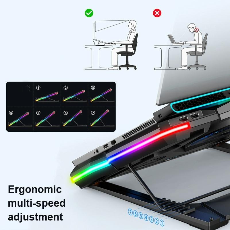 Notebook Stand With 5V Speed Control For Gaming Laptops-1915198152651182082