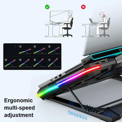 Notebook Stand With 5V Speed Control For Gaming Laptops-1915198152651182082