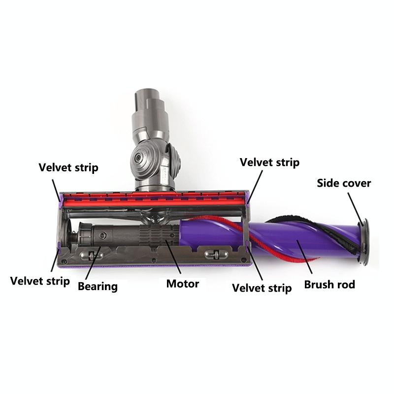 Direct Drive Suction Head For Dyson V6 V7 Motor Bearing Vacuum Cleaner-1915197644859379715