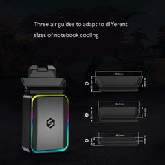 5V Colourful Laptop Exhaust Fan - Efficient Cooling-1964932338425139204