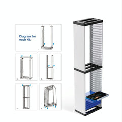 36-Cd Double-Layer Rack For Ps5 Console Games-1964932262277550082