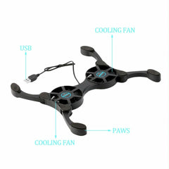 Portable Usb Laptop Cooling Fan - Foldable-1964932310738538500