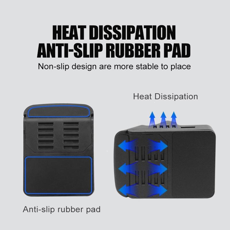 Portable Cooling Base With Tooth Projection Converter - Compact Design-1915198124276715527
