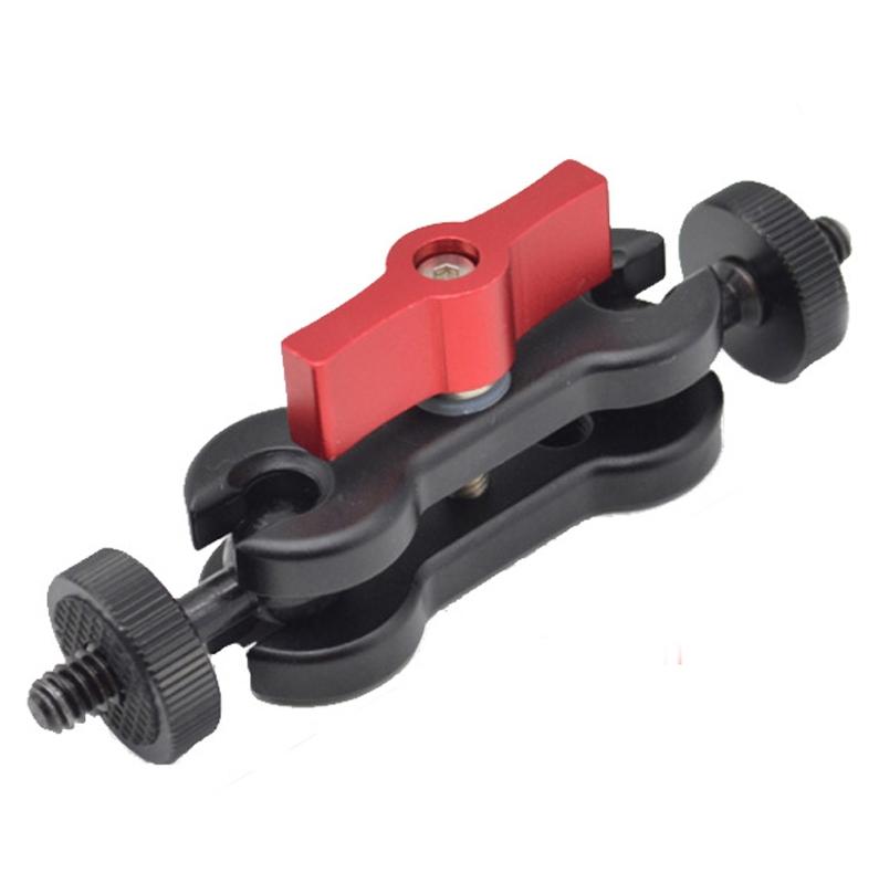 Yj Magic Arm Bracket Mount With 1 / 4 Inch Ball Head - Red-1915197795673968647