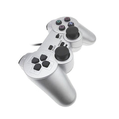 Silver Fuel Injection Gamepad For Ps2 With Dual Motor Vibration-1915198219827154946